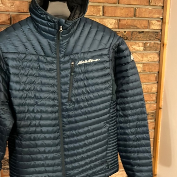 NWOT Eddie Bauer size small MicroTherm 2.0 Down Hooded Jacket 800 Downfill - Picture 2 of 10
